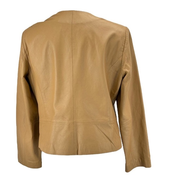 🔥Vintage Yvonne Marie - Vintage Camel Leather Jacket - 14 - Picture 2 of 7